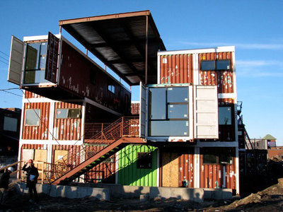 集裝箱建筑方案設(shè)計 掃碼打包的創(chuàng)新模式